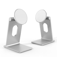 Support de bureau universel portable en alliage d'aluminium robuste, support magnétique pour téléphone, support pour tablette