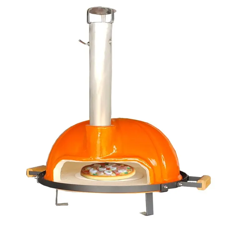Factory cheap price luxury ceramic tabletop pizza oven brick oven pizza