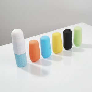 Silicone Cosmetic <b>Bottle</b> Covers Leakproof <b>Travel</b> Size Eco-Friendly Modern Design Elastic Sleeves for <b>Shampoo</b> Wash Body <b>Bottles</b> - Product Image 2