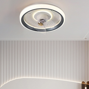 Nueva luz LED de ventilador de techo integrada inteligente transfronteriza ultrafina para sala de estar dormitorio moderno Simple garantía de 5 años - Product Image 4