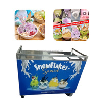 Nouveau chariot commercial de machine à glace de flocon de neige pour la conception spéciale d'industrie de restauration pour le stockage et le transport de machine à glace