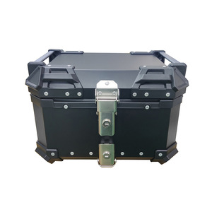 Hot sale Motorcycle Tail Box Aluminum alloy With Liner Larger Motorcycle Trunk 30L 36L 45L 55L 65L Large-capacity