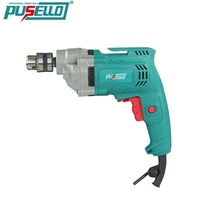 Perceuse à percussion professionnelle PUSELLO 550W, électrique filaire, vitesse variable, 10mm, OEM disponible pour la rénovation et la construction