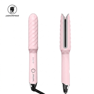 Rizador de Pelo Profesional para Salón con Pantalla LED, Nuevo Revestimiento Cerámico, Rizador Eléctrico con Calentador PTC para Ondas y Rizos - Product Image 1