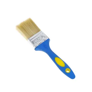 Pinceau de peinture de conception de mur de retouche automatique anti-moisissure à poils denses de marque de distributeur personnalisée pour la peinture intérieure