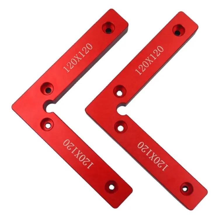 Woodworking Carpenter Tool L Shaped Aluminum Right Angle Clamps for Picture Frame Box Cabinets Drawers