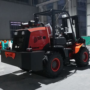 4x4 привод, компактный дизельный вилочный погрузчик 1,5 тонн, внедорожный вилочный погрузчик - Product Image 4