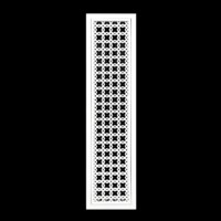Sortie de ventilation à motif personnalisé ABS Grille sculptée Sortie d'air Plafond décoratif Diffuseur d'air