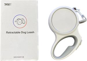 Large Size 16ft Retractable <strong>Dog</strong> Leash with Plastic Handle <strong>Hands</strong>-<strong>Free</strong> <strong>Walk</strong> and Reflective <strong>Belt</strong> - Product Image 3
