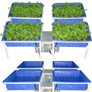 Conteneur de stockage rectangulaire en PE de 400 L, personnalisé, écologique, léger, durable et recyclable pour aquariums et réservoirs d'eau pour poissons/crevettes - Product Image 1