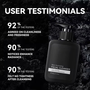 Marque privée Soins du visage anti-acné pour hommes Nettoyant pour le visage Crème nettoyante en profondeur pour hommes - Product Image 2