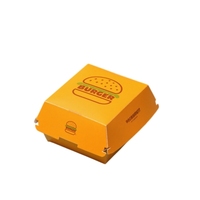 Cajas Personalizadas con Logotipo - Cajas para Hamburguesas Reciclables Disponibles, Envases Desechables para Alimentos