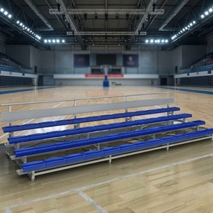 <span class=keywords><strong>Gradas</strong></span> de Aluminio de 4 Filas y 64 Asientos, Plegables, con Asientos de HDPE, para Gimnasios Interiores, Modulares, Portátiles, Resistentes a la Corrosión, ASTM/NFPA - Product Image 4