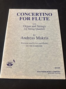 Konzertino für Flöte und Klavier von Andreas Makris Su408 Musikbuch Industrielle Automatisierung Programmierbare Steuerung SPS-Systeme Industrie - Product Image 1
