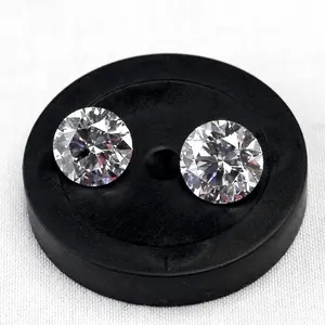 俄罗斯最低费率假钻石白色8h & 8a切割圆形实验室种植钻石cvd戒指价格