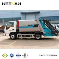 Promotion : Camion poubelle JAC 4x2 5m³ 6m³ 150HP, camion de nettoyage de poubelles léger, camion poubelle chinois
