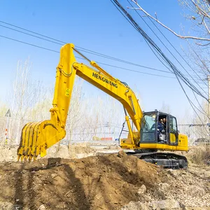 Chinese Machines 20 Ton 22 Ton 30 Ton Big Large Crawler Digging Excavator