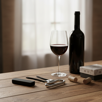 Fackelmann Décapsuleur et tire-bouchon portable 2-en-1 en métal à logo personnalisable, boîte de 120 décapsuleurs pour vin rouge