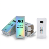 Boîte d'emballage en papier pour flacon de peptide personnalisé avec logo, 2 ml, 3 ml, 10 ml, boîte cadeau en carton de luxe avec fermeture magnétique, inserts en mousse