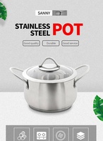 Home Küchen geschirr Edelstahl Kochgeschirr Set Töpfe und Pfannen zum Kochen Dampf topf Küchen geschirr Produkte