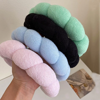 Bandeau éponge personnalisé pour le lavage du visage, le démaquillage et la douche, accessoire de spa facial