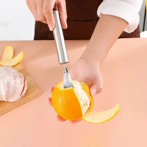 Pelador de Naranjas Manual de Acero Inoxidable, Cortador de Piel de Cítricos, Descorazonador de Frutas, Utensilio de Cocina - Product Image 4
