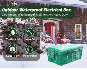 Caja de Conexiones Eléctrica Grande para Exteriores, IP54, Impermeable, a Prueba de Polvo, Caja de Protección para Cable de Extensión - Product Image 4