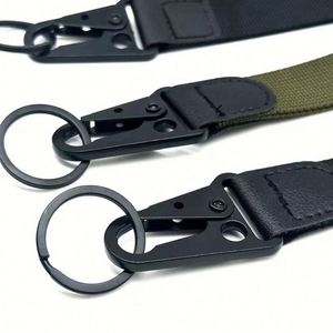 Custom logo Printed Sublimation Climbing Buckle Strap Wrist <b>Polyester</b> Keychain <b>Lanyard</b> Short KeyChain <b>Lanyards</b> - Product Image 6