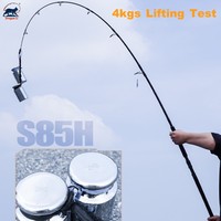 2.55m / 8.3ft Sert Atış Kamışı Maksimum Yem Ağırlığı 150g PE # 6 adet Full Fuji A-Guides ve Fuji DPS Makara Yatağı ve Fuji BRC-R Butt Offshore Atış Kamışı