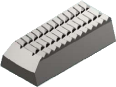 HDD Rig <span class=keywords><strong>Vermeer</strong></span> Compatible Vice Jaws & Inserts D20X22 Static - Product Image 4