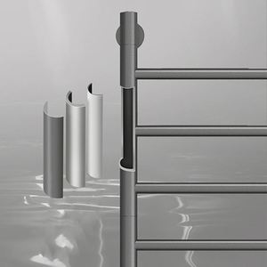 Nouveau Ensemble de Porte-Serviettes Chauffant Électrique pour Salle de Bain avec Support Métallique et Minuteur - Product Image 2