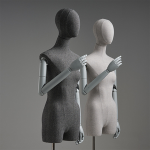 Manekin Wanita untuk Pajangan Toko, Bagian Atas Badan, Busa, untuk Memajang Pakaian Wanita - Product Image 2