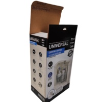 Boîte de papier kraft de thé en carton ondulé recyclable emballage laminé mat gaufré de carte pliable pour cadeaux et marchandises
