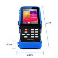 Tester kamera IP pergelangan tangan 4 inci Analog, IP cctv dan CVBS CVI TVI AHD 4K H.265 dengan POE/IP Discovery/cepat