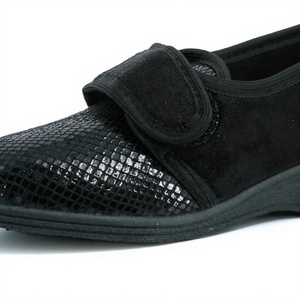 Micro Suede <b>Fur</b> Plush Indoor <b>Slipper</b> Winter Warm Closed Toe with Anti-Slip Feature Hard-Wearing PVC Outsole for <b>Men</b> and Women - Product Image 3