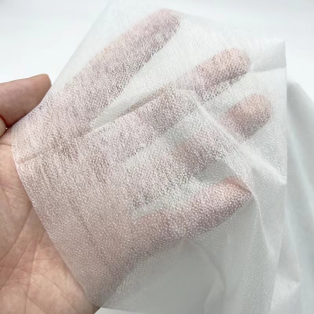 100% Polyester Double Dot Voile Non-Woven Interlining for Garments Clothes Adhesive Linings & Interlinings