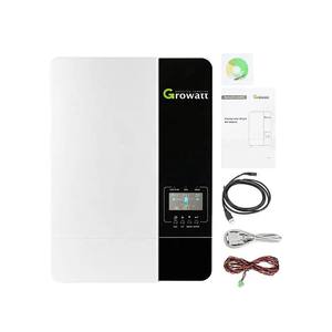 Growatt最低価格48V 5000W <span class=keywords><strong>10Kw</strong></span> 15Kw 20Kw 30Kwオフグリッドハイブリッド単相グローワットソーラーインバーター家庭用 - Product Image 2