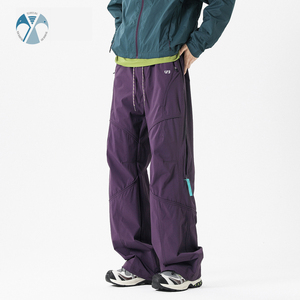 Nuovi <span class=keywords><strong>pantaloni</strong></span> da <span class=keywords><strong>uomo</strong></span> Streetwear verde nero paracadute gonfiaggio <span class=keywords><strong>pantaloni</strong></span> Soft-Shell da trekking Outdoor resistenti - Product Image 6