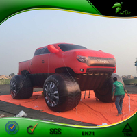 Nouveau modèle de voiture gonflable géant, camion de 8M de haut, modèle de voiture hong-yi pour la publicité