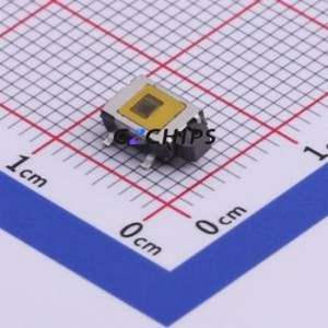 UK-B0237-SP25Y Tactile Switch SMD Switch Single Pole Single Throw Rectangle Button 2.5N Horizontal Mount - Product Image 1