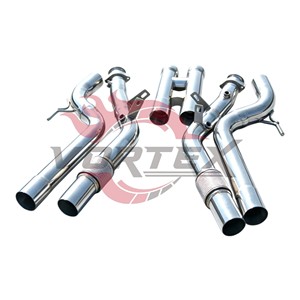Downpipe de performance Vortex SS304 pour Mercedes Benz S63 AMG W222 C217 M157 5.5L V8 Biturbo, kit de tuyau avant à haut débit H-Pipe - Product Image 3