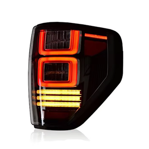 Feu arrière de feu arrière séquentiel à LED fumé pour <span class=keywords><strong>Ford</strong></span> <span class=keywords><strong>F150</strong></span> F-150 <span class=keywords><strong>Raptor</strong></span> 2009-2014 feu arrière clignotant feu arrière feu de stationnement arrière - Product Image 1