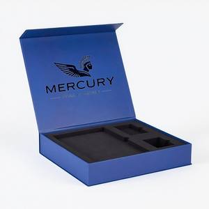 Boîtes cadeaux cosmétiques en carton magnétique écologiques personnalisées en forme de livre, boîte en forme de livre cosmétique avec insert en mousse - Product Image 6