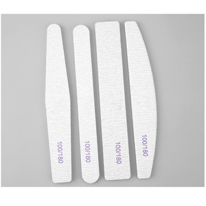 Placa <span class=keywords><strong>de</strong></span> esmeril con LOGO personalizado, <span class=keywords><strong>lima</strong></span> <span class=keywords><strong>de</strong></span> <span class=keywords><strong>uñas</strong></span> <span class=keywords><strong>de</strong></span> cebra, abrasiva, color gris, 80/100/120/150/180/240/320 - Product Image 6