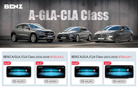 Autoradio portable 10,25/12,3 pouces avec écran Blue-Ray, Android 13, CarPlay sans fil, navigation GPS, RGB, OBD2, 4G/WiFi, Mercedes-Benz
