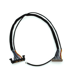 Hoge Kwaliteit Lvds Kabel Lcd Paneel 400Mm FI-RE-51P Naar Df13 2*20P Ul1571 28awg Kabel Assemblage Voor Digitale Scherm/Computer Display - Product Image 1