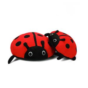 Vente en gros à bas <span class=keywords><strong>prix</strong></span>, oreiller en peluche <span class=keywords><strong>coccinelle</strong></span> doux 15cm ODM, personnage d'anime pour garçons, <span class=keywords><strong>sac</strong></span> amusant avec logo brodé - Product Image 1