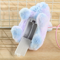Vente en gros Jouet électrique unisexe en peluche lapin blanc pour animaux de compagnie Jouet transfrontalier pour enfants avec fonction anti-stress et laisse incluse