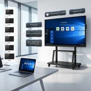 Pantalla Táctil UHD 4K Avanzada de 65 Pulgadas con Sistema Dual para Escuelas - Product Image 1