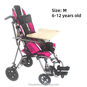 Silla de Ruedas Reclinable Pediátrica para Parálisis Cerebral, <span class=keywords><strong>Asiento</strong></span> de <span class=keywords><strong>Coche</strong></span> para Niños con Discapacidad, CP, SMA, Necesidades Especiales - Product Image 3